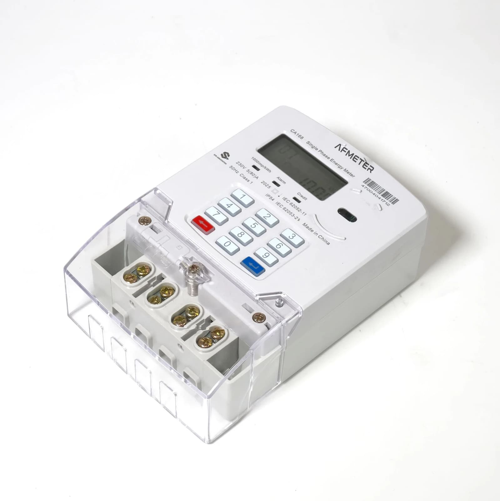 Single-phase keypad meter — additional view 1