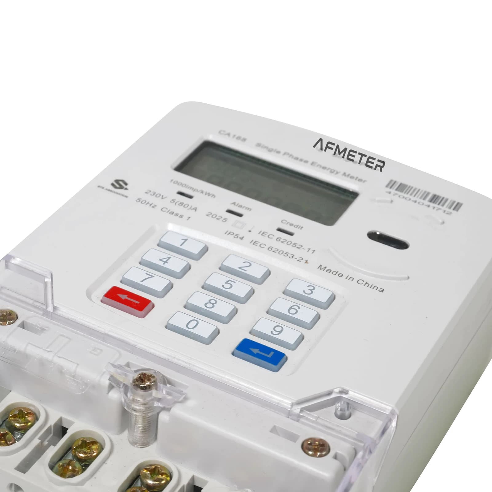 Single-phase keypad meter — additional view 2